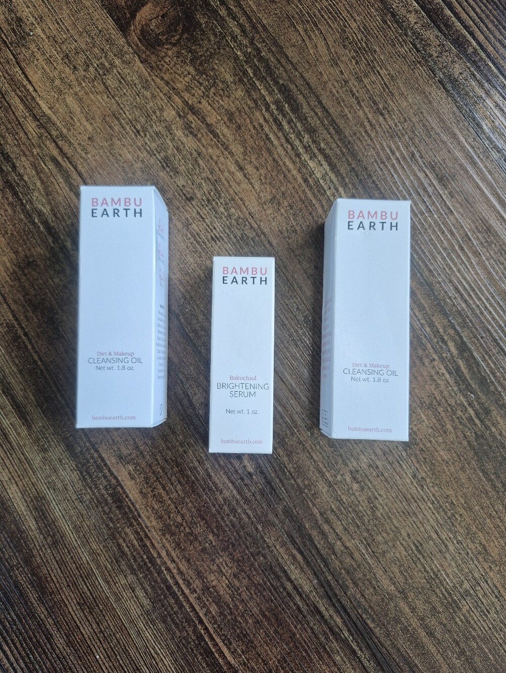 Bambu Earth Cleansing Oil And Brightening Serum Lot